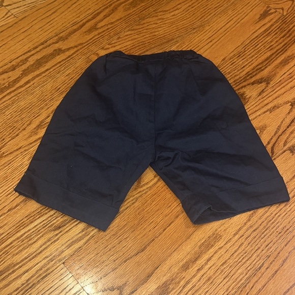 Saks Fifth Avenue Girl’s Plaid Top Navy Shorts Set Size 2 - Picture 9 of 10